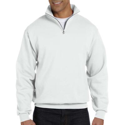 Adult NuBlend® Quarter-Zip Cadet Collar Sweatshirt Thumbnail