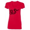 Ladies' SoftStyle® Fitted V-Neck T-Shirt Thumbnail