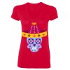 Ladies' SoftStyle® Fitted V-Neck T-Shirt Thumbnail