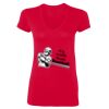 Ladies' SoftStyle® Fitted V-Neck T-Shirt Thumbnail