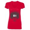 Ladies' SoftStyle® Fitted V-Neck T-Shirt Thumbnail