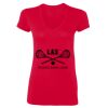 Ladies' SoftStyle® Fitted V-Neck T-Shirt Thumbnail