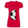 Ladies' SoftStyle® Fitted V-Neck T-Shirt Thumbnail